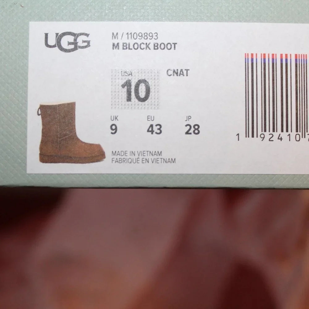 UGG SPECIAL EDITION‎ MEN'S SUEDE SHEARLING BOOTS